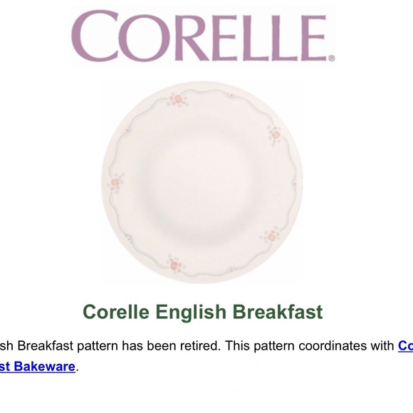 Corelle English Breakfast Place Setting #3 - Picture 9 of 9